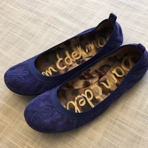 Blue suede shoes